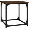 Image de vidaXL Table d'appoint ChÃªne marron 40x40x40 cm Bois d'ingÃ©nierie