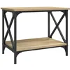 Image de vidaXL Table d'appoint ChÃªne sonoma 55x38x45 cm Bois d'ingÃ©nierie