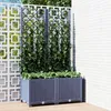 Image de Vidaxl Paniers Ã Gabions ArquÃ©s 2 Pcs 200x50x80/100 Cm Fer GalvanisÃ©