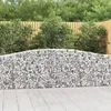 Image de Vidaxl Paniers Ã Gabions ArquÃ©s 25 Pcs 400x30x80/100 Cm Fer GalvanisÃ©