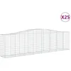 Image de Vidaxl Paniers Ã Gabions ArquÃ©s 25 Pcs 400x50x100/120 Cm Fer GalvanisÃ©