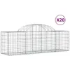 Image de Paniers Ã Gabions ArquÃ©s 20 Pcs 200x50x60/80 Cm Fer GalvanisÃ© Vidaxl Vidaxl