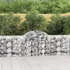 Image de Vidaxl Paniers Ã Gabions ArquÃ©s 50 Pcs 200x50x80/100 Cm Fer GalvanisÃ©