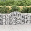 Image de Vidaxl Paniers Ã Gabions ArquÃ©s 50 Pcs 200x50x100/120 Cm Fer GalvanisÃ©