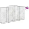 Image de Vidaxl Paniers Ã Gabions ArquÃ©s 6 Pcs 300x50x160/180 Cm Fer GalvanisÃ©