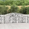 Image de Vidaxl Paniers Ã Gabions ArquÃ©s 8 Pcs 400x30x80/100 Cm Fer GalvanisÃ©