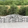 Image de Vidaxl Paniers Ã Gabions ArquÃ©s 7 Pcs 400x50x60/80 Cm Fer GalvanisÃ©