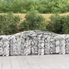 Image de Vidaxl Paniers Ã Gabions ArquÃ©s 8 Pcs 400x50x80/100 Cm Fer GalvanisÃ©