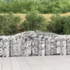 Image de Vidaxl Paniers Ã Gabions ArquÃ©s 10 Pcs 400x50x80/100 Cm Fer GalvanisÃ©