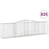 Image de Vidaxl Paniers Ã Gabions ArquÃ©s 25 Pcs 400x50x100/120 Cm Fer GalvanisÃ©