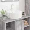 Image de vidaXL Lavabo blanc 40x14,5 cm cÃ©ramique rond