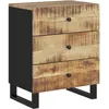 Image de Vidaxl Table De Chevet 50x33x62 Cm Bois De Manguier Et D'ingÃ©nierie