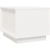 Image de vidaXL Table basse Blanc 40x50x35 cm Bois massif de pin