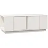 Image de vidaXL Table basse Blanc 110x50x40 cm Bois massif de pin