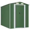 Image de Vidaxl Abri De Jardin Vert 192x274x223 Cm Acier GalvanisÃ©
