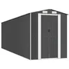 Image de Vidaxl Abri De Jardin Anthracite 192x772x223 Cm Acier GalvanisÃ©