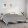 Image de Vidaxl Couverture LestÃ©e Gris 235x290 Cm 15 Kg Tissu