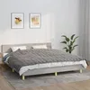 Image de Vidaxl Couverture LestÃ©e Gris 155x220 Cm 7 Kg Tissu