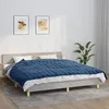 Image de Vidaxl Couverture LestÃ©e Bleu 155x220 Cm 7 Kg Tissu