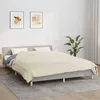 Image de vidaXL Couverture lestÃ©e CrÃ¨me clair 200x200 cm 13 kg Tissu