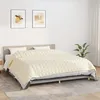 Image de vidaXL Couverture lestÃ©e CrÃ¨me clair 220x260 cm 11 kg Tissu