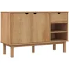 Image de Vidaxl Buffet Otta 114x43x73,5 Cm Bois Massif De Pin