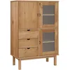 Image de vidaXL Buffet haut OTTA 85x43x125 cm Bois massif de pin