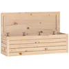 Image de vidaXL BoÃ®te de rangement 109x36,5x33 cm Bois massif de pin