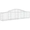 Image de Vidaxl Panier De Gabions ArquÃ© 200x30x40/60 Cm Fer GalvanisÃ©