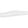 Image de Vidaxl Panier De Gabions ArquÃ© 400x50x40/60 Cm Fer GalvanisÃ©