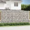 Image de Vidaxl Panier De Gabions ArquÃ© 400x50x200/220 Cm Fer GalvanisÃ©