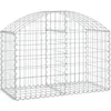 Image de Vidaxl Panier De Gabions ArquÃ© 100x50x60/80 Cm Fer GalvanisÃ©
