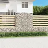 Image de Vidaxl Panier De Gabions ArquÃ© 150x50x180/200 Cm Fer GalvanisÃ©