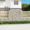 Image de Vidaxl Panier De Gabions ArquÃ© 200x50x160/180 Cm Fer GalvanisÃ©