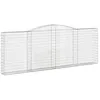 Image de Vidaxl Panier De Gabions ArquÃ© 400x30x140/160 Cm Fer GalvanisÃ©
