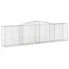 Image de Vidaxl Panier De Gabions ArquÃ© 400x50x100/120 Cm Fer GalvanisÃ©