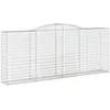 Image de Vidaxl Panier De Gabions ArquÃ© 400x50x160/180 Cm Fer GalvanisÃ©