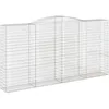 Image de Vidaxl Panier De Gabions ArquÃ© 400x50x200/220 Cm Fer GalvanisÃ©