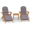 Image de Vidaxl Ensemble De Salon De Jardin Adirondack 3 Pcs Bois Acacia Solide