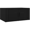 Image de vidaXL Table basse Noir 80x50x36 cm Bois d'ingÃ©nierie