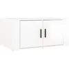 Image de vidaXL Table basse Blanc brillant 80x50x36 cm Bois d'ingÃ©nierie