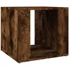 Image de vidaXL Table de chevet ChÃªne fumÃ© 41x40x36 cm Bois d'ingÃ©nierie