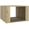 Image de vidaXL Table de chevet ChÃªne sonoma 57x55x36 cm Bois d'ingÃ©nierie