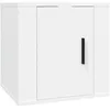 Image de vidaXL Meuble TV mural Blanc 40x34,5x40 cm