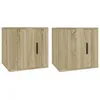 Image de Vidaxl Meubles Tv Muraux 2 Pcs ChÃªne Sonoma 40x34,5x40 Cm