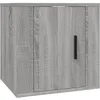 Image de vidaXL Meuble TV mural Sonoma gris 40x34,5x40 cm