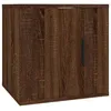 Image de vidaXL Meuble TV mural ChÃªne marron 40x34,5x40 cm