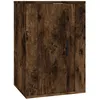 Image de Vidaxl Meuble Tv Mural ChÃªne FumÃ© 40x34,5x60 Cm