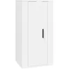Image de vidaXL Meuble TV mural Blanc 40x34,5x80 cm