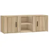 Image de Vidaxl Meuble Tv ChÃªne Sonoma 100x31,5x35 Cm Bois D'ingÃ©nierie